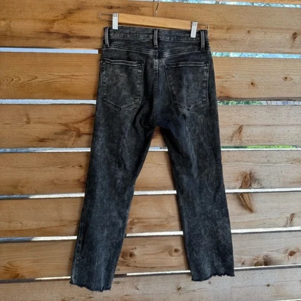 Frame Denim Women's Charcoal Straight Leg Jeans